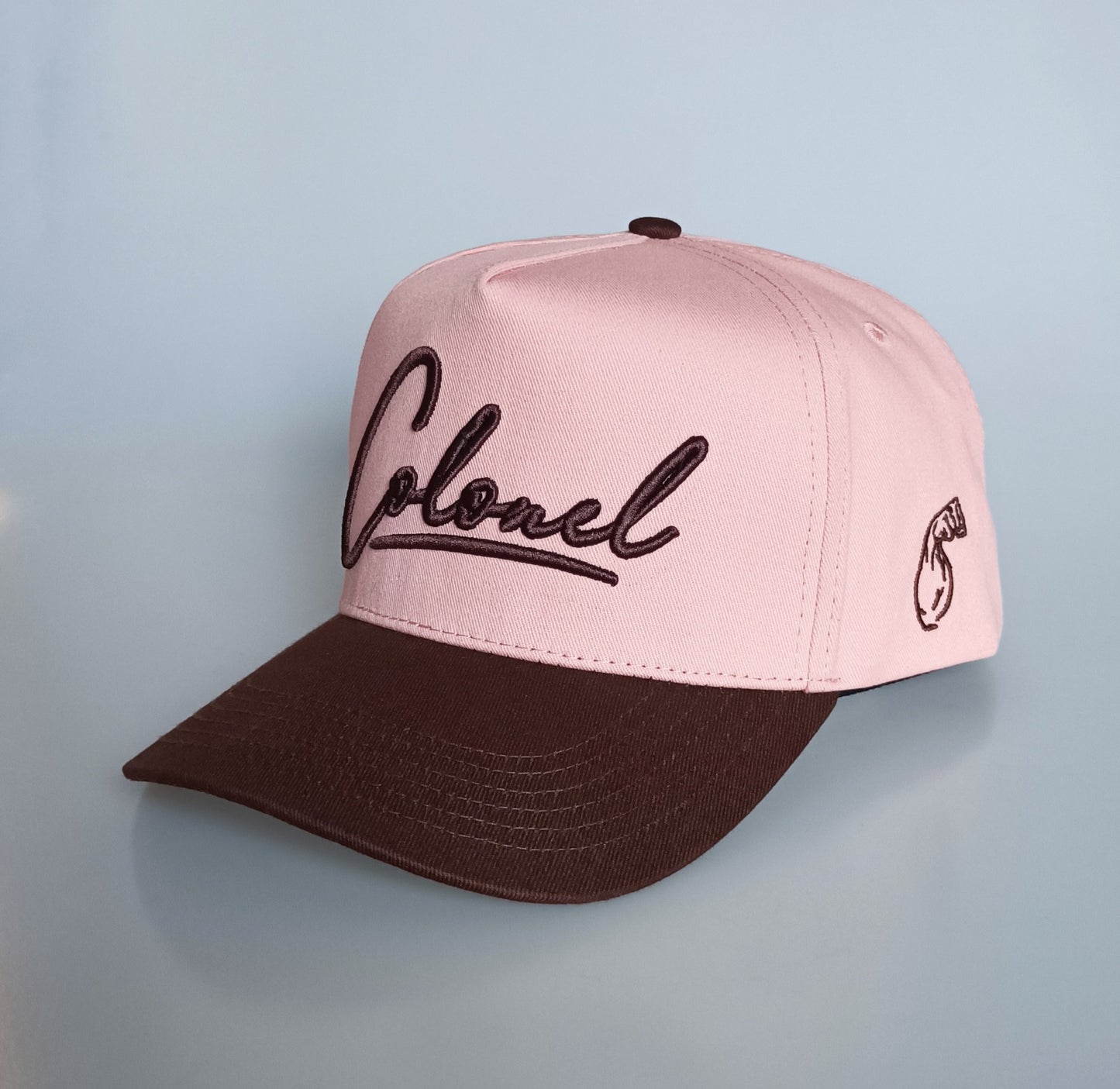 Pink/Brown Cap