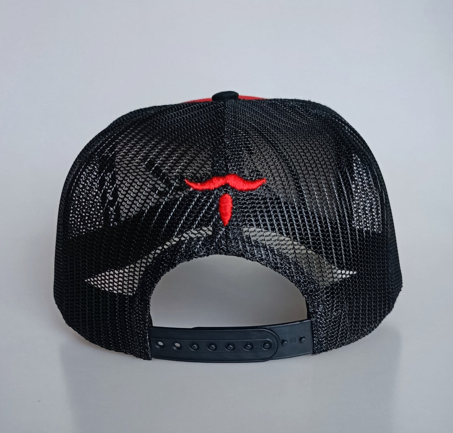 Black/Red Trucker Cap